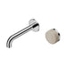 160mm Nero Serenity Progressive Lead-Free DZR Brass Wall Basin Mixer With Rome Travertine Handle