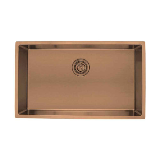 760*440*200*1.2mm MN Stainless Steel Copper Round Corner Single Bowl Top Mount or Undermount PVD Sink