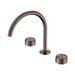 Nero Serenity Lead-Free DZR Brass Bath/Kitchen Set Arc With Metal Handle