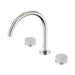 Nero Serenity Lead-Free DZR Brass Bath/Kitchen Set Arc With Carrara Handle