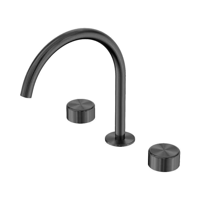 Nero Serenity Lead-Free DZR Brass Bath/Kitchen Set Arc With Metal Handle