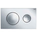 Viega Visign Style20 Round Button Flush Plate For Viega Prevista Concealed Cisterns