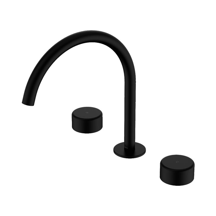Nero Serenity Lead-Free DZR Brass Bath/Kitchen Set Arc With Metal Handle