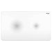 Viega Visign Style25 Gloss White Touchless Electronic Flush Plate For Viega Prevista Concealed Cisterns