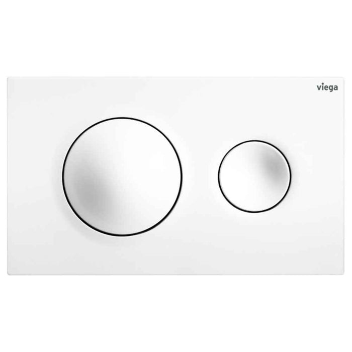 Viega Visign Style20 Round Button Flush Plate For Viega Prevista Concealed Cisterns