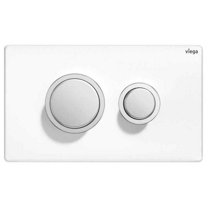 Viega Visign Public 11 Raised Button Flush Plate For Viega Prevista Concealed Cisterns