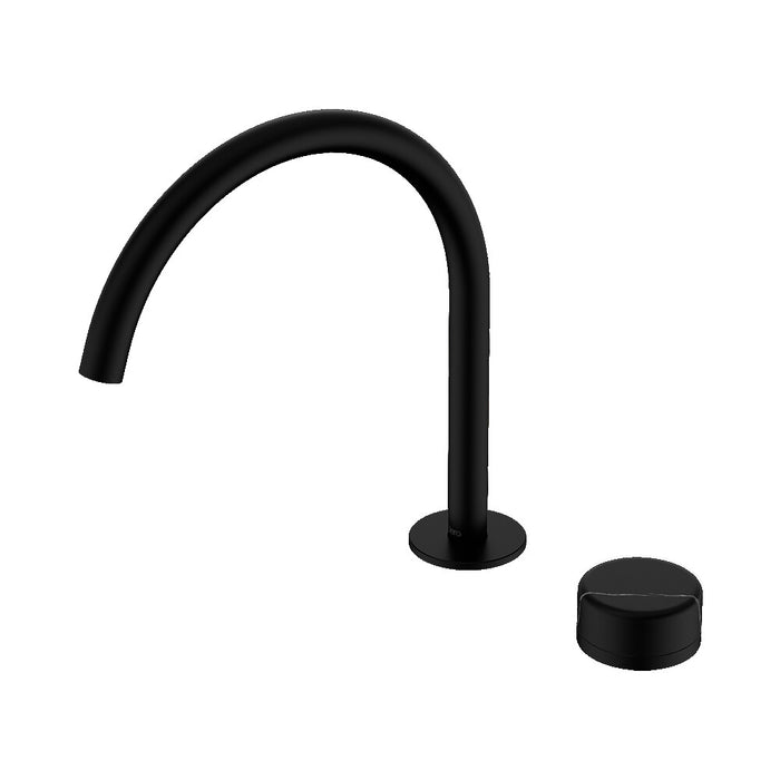 Nero Serenity Progressive Lead-Free DZR Brass Bath/Kitchen Mixer Arc With Marquina Black Handle