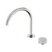 Nero Serenity Progressive Lead-Free DZR Brass Bath/Kitchen Mixer Arc With Carrara Handle