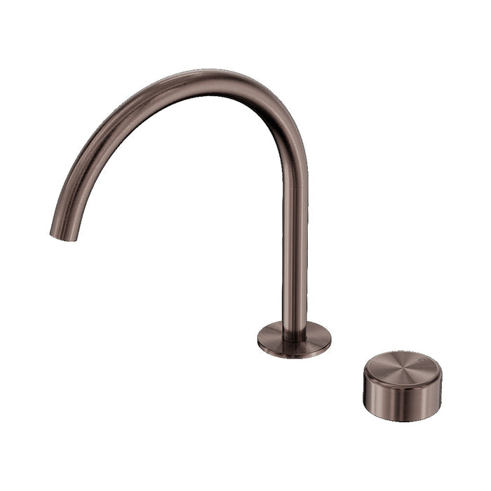 Nero Serenity Progressive Lead-Free DZR Brass Bath/Kitchen Mixer Arc With Metal Handle