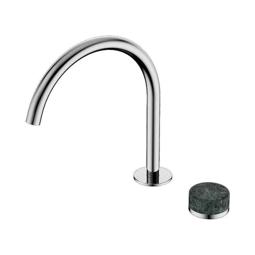 Nero Serenity Progressive Lead-Free DZR Brass Bath/Kitchen Mixer Arc With Verde Alpi Handle
