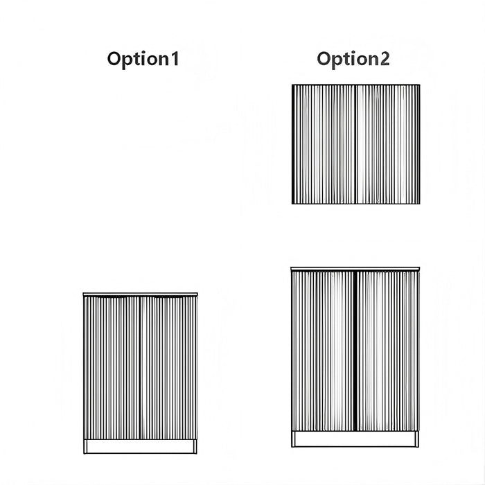 650*600*900mm Otti Havana Sable Walnut Fluted Moisture Resistant Plywood Base Cabinet Laundry Kit