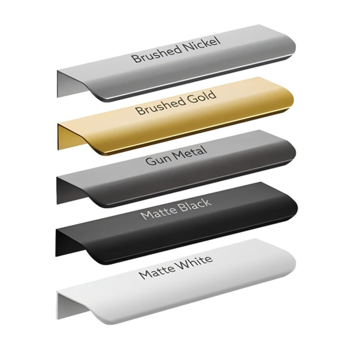 600-1500*455*480mm Poseidon Miami Matt White PVC Finger Pull Handle Bathroom Wall Hung Vanity