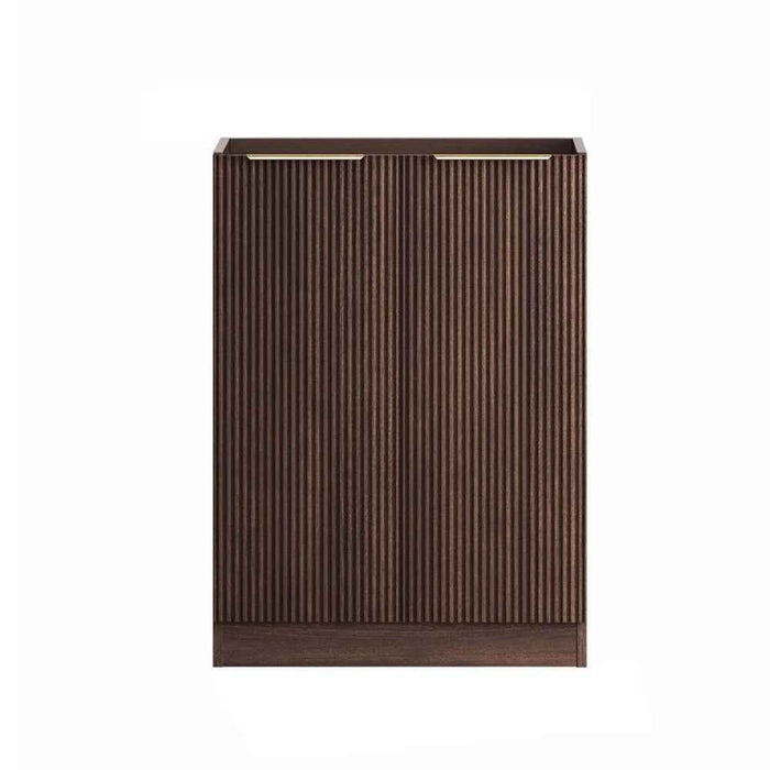 1305*600*2100mm Otti Havana Sable Walnut Fluted Moisture Resistant Plywood Laundry Kit