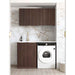 1305*600*2100mm Otti Havana Sable Walnut Fluted Moisture Resistant Plywood Laundry Kit