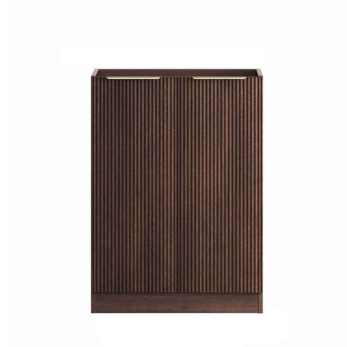 1715*600*2100mm Otti Havana Sable Walnut Fluted Moisture Resistant Plywood Laundry Kit
