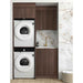 1305*600*2100mm Otti Havana Sable Walnut Fluted Moisture Resistant Plywood Laundry Kit