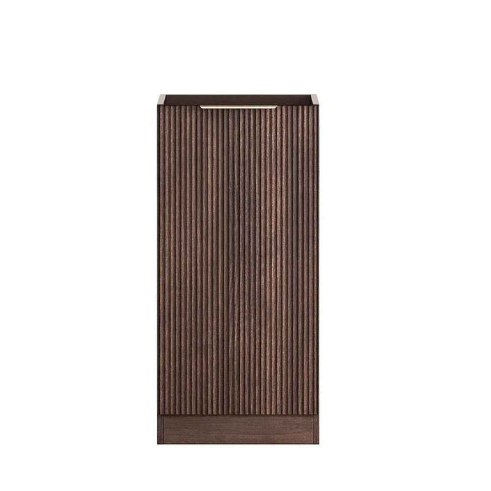 1715*600*2100mm Otti Havana Sable Walnut Fluted Moisture Resistant Plywood Laundry Kit
