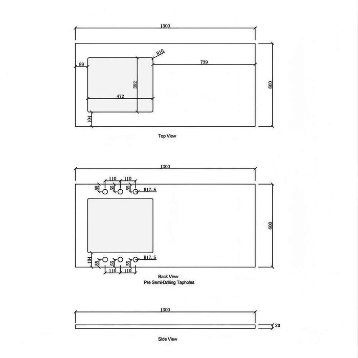 1960*600*2100mm Otti Havana Sable Walnut Fluted Moisture Resistant Plywood Laundry Kit