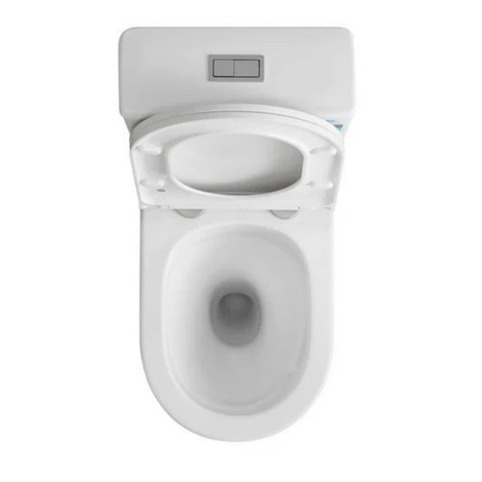 655*385*840mm Poseidon Dune Tornado Rimless Ceramic Back To Wall Toilet Suite
