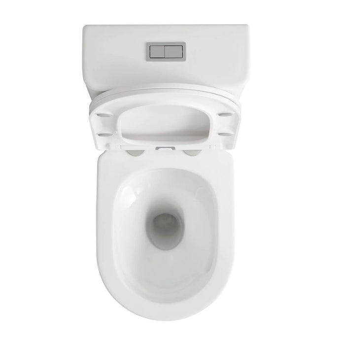 655*385*840mm Poseidon Alora Tornado Rimless Ceramic Back To Wall Toilet Suite