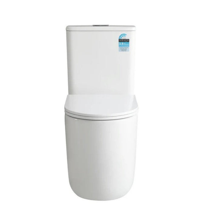 655*385*835mm Poseidon Mira Tornado Rimless Ceramic Back To Wall Toilet Suite