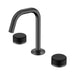 Nero Serenity Lead-Free DZR Brass Basin Set Edge Spout With Marquina Black Handle