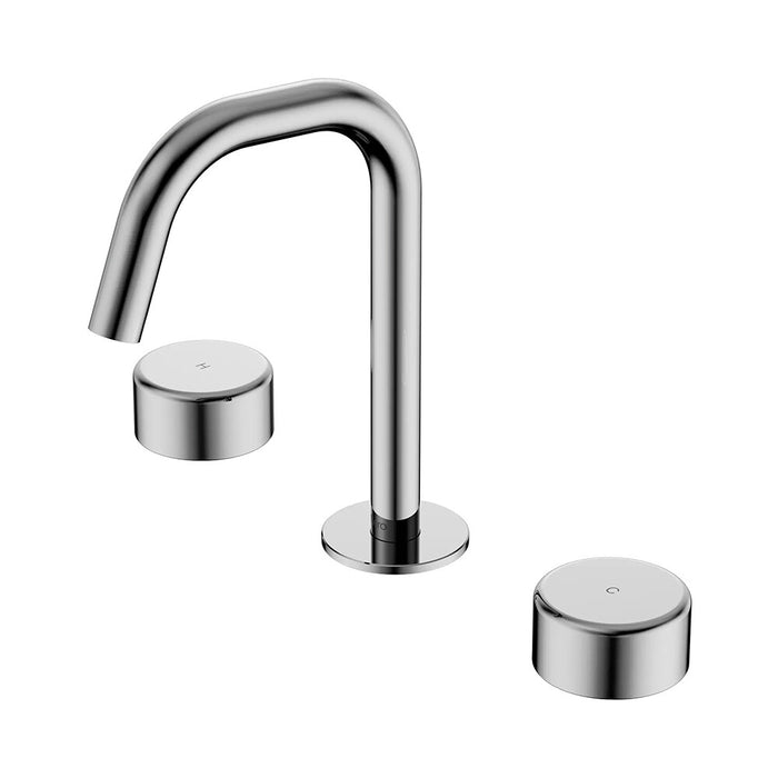 Nero Serenity Lead-Free DZR Brass Basin Set Edge Spout With Metal Handle