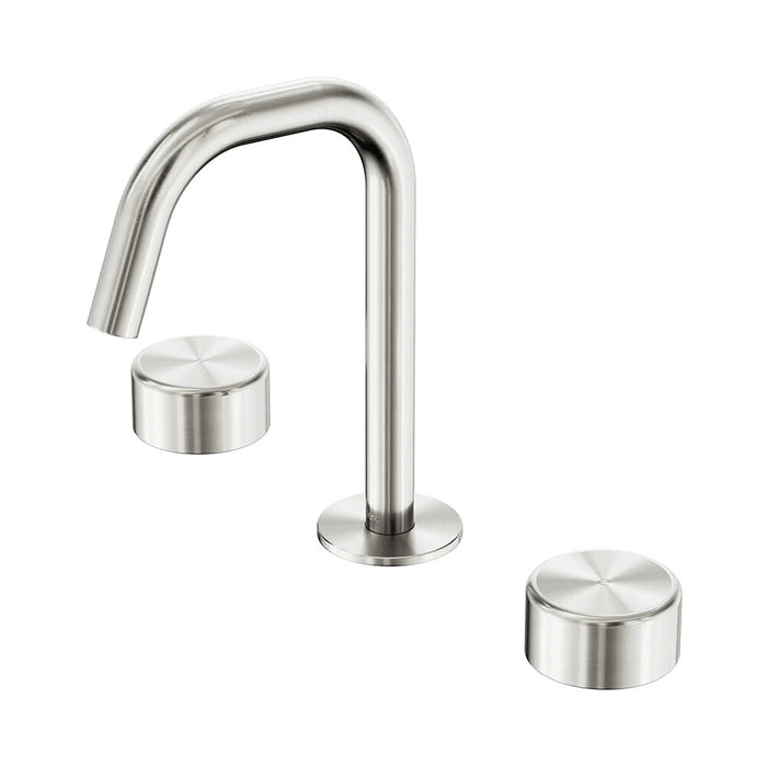 Nero Serenity Lead-Free DZR Brass Basin Set Edge Spout With Metal Handle