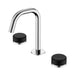 Nero Serenity Lead-Free DZR Brass Basin Set Edge Spout With Marquina Black Handle