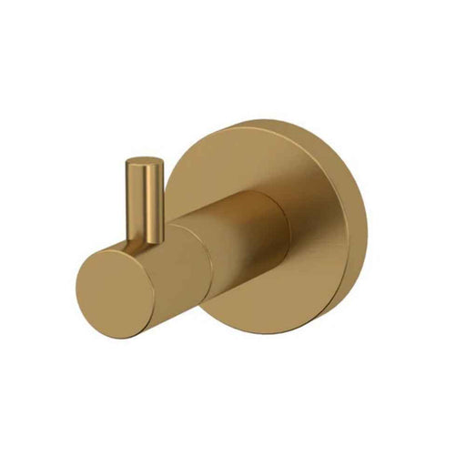 50mm Amoza Compact Stainless Steel Brushed Copper Single Round Robe Hook