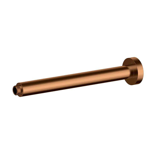 300mm ACL Brushed Copper Stainless Steel Round Vertical Shower Arm