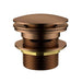 ACL Brushed Copper Brass Bath Removable Pop-up Waste With Overflow