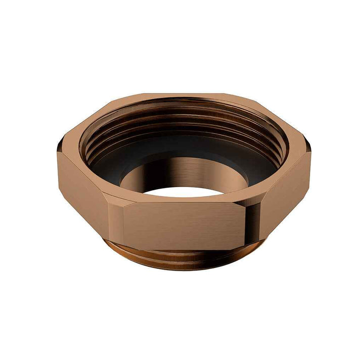 ACL Brushed Copper Brass Bottle Trap Adaptor