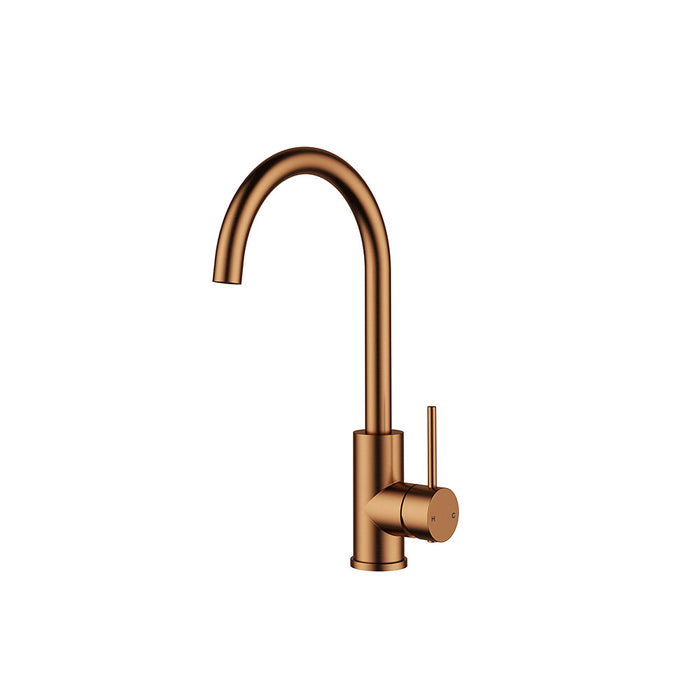 ACL Otus Slimline Stainless Steel Gooseneck Sink Mixer