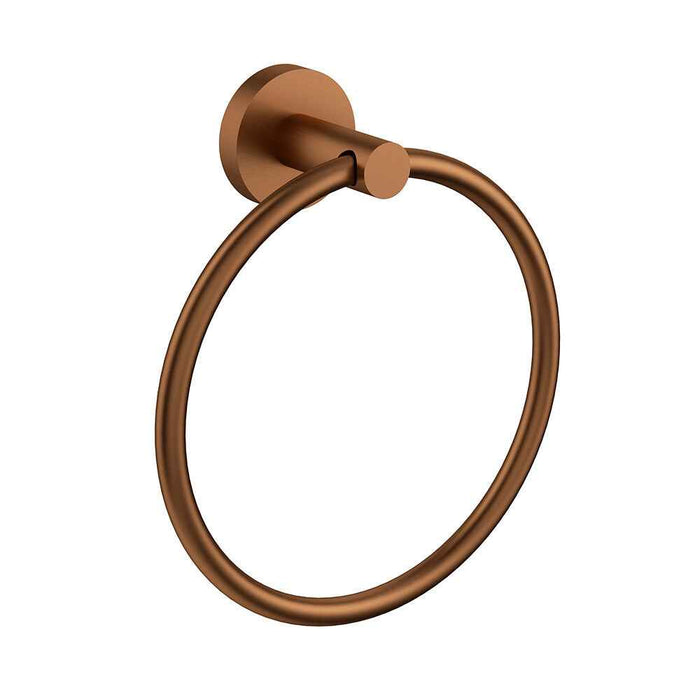 ACL Otus Slimline Brushed Copper Stainless Steel Towel Ring
