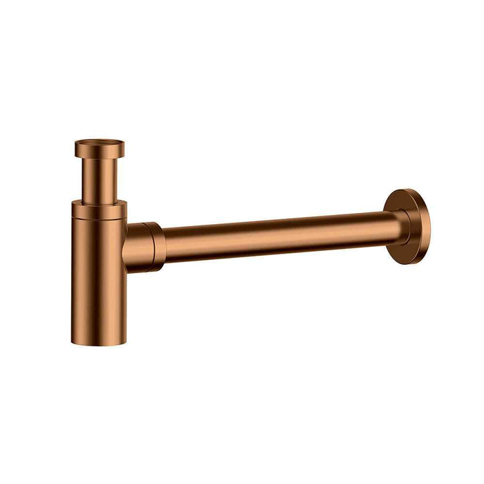 ACL Brushed Copper Brass Bottle Trap