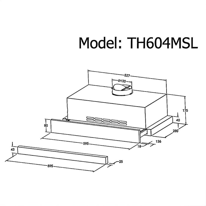 600mm Dilusso Stainless Oven + Gas Cooktop + Telescopic Rangehood + Dishwasher Kitchen Appliance Package