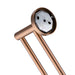 800mm Aquaperla LUCID PIN Brushed Copper Cuttable Double Towel Rail