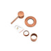 Aquaperla LUCID PIN Brushed Copper Round Wall Mixer
