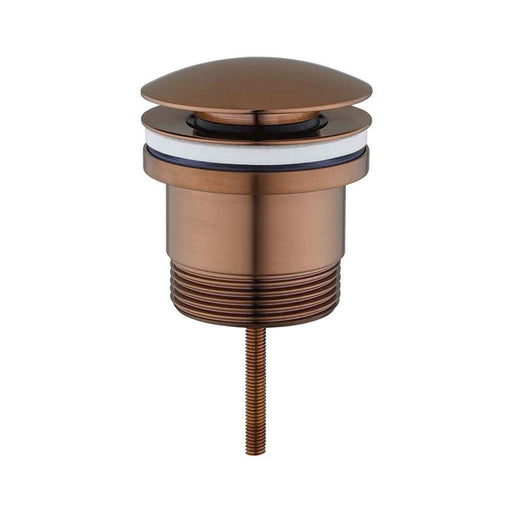 Aquaperla Brushed Copper Brass Universal Pop Up Waste