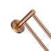 800mm Aquaperla LUCID PIN Brushed Copper Cuttable Double Towel Rail