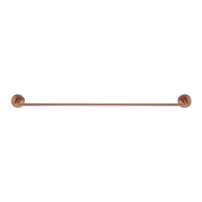 800mm Aquaperla LUCID PIN Brushed Copper Cuttable Single Towel Rail