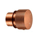 Aquaperla Progressive Brushed Copper Round Wall Mixer Handle