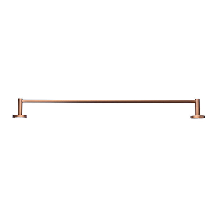 800mm Aquaperla LUCID PIN Brushed Copper Cuttable Single Towel Rail