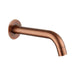 190mm Aquaperla LUCID PIN Brushed Copper Brass Round Bath Spout