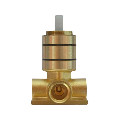 Aquaperla LUCID PIN Brushed Copper Round Wall Mixer