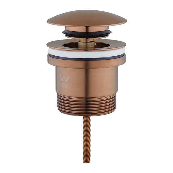 Aquaperla Brushed Copper Brass Universal Pop Up Waste (Copy)