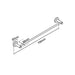 800mm Aquaperla LUCID PIN Brushed Copper Cuttable Single Towel Rail
