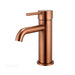 Aquaperla LUCID PIN Brushed Copper Round Basin Mixer