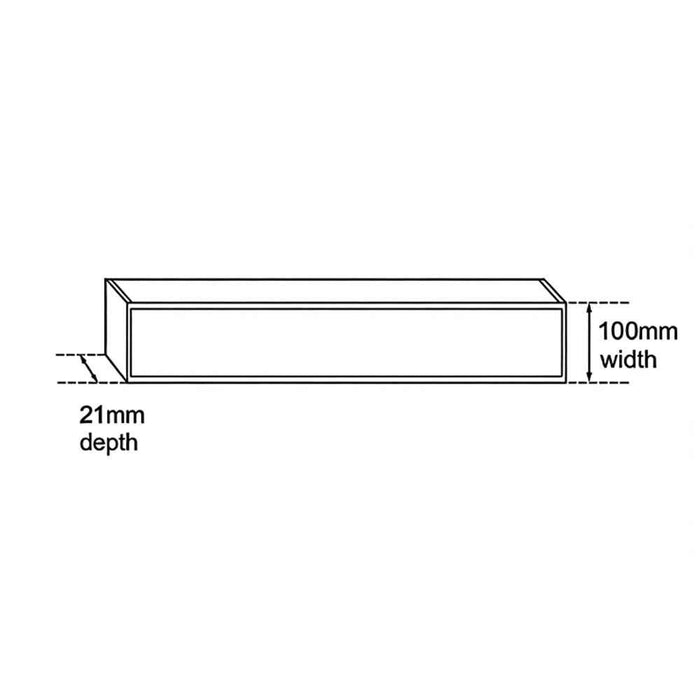 300-5600*21*100mm Aquaperla Brushed Bronze Ezy UV Stable Anodised Aluminium Flow Tile Insert Grate